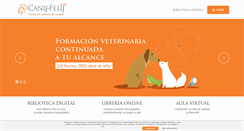 Desktop Screenshot of canisetfelis.com
